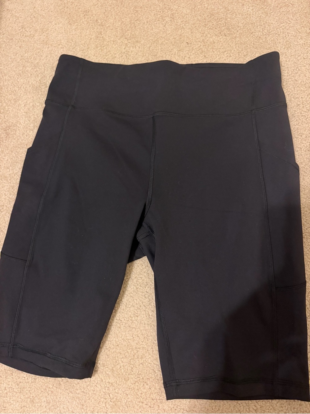 lululemon athletica Black High-Rise Bike Shorts